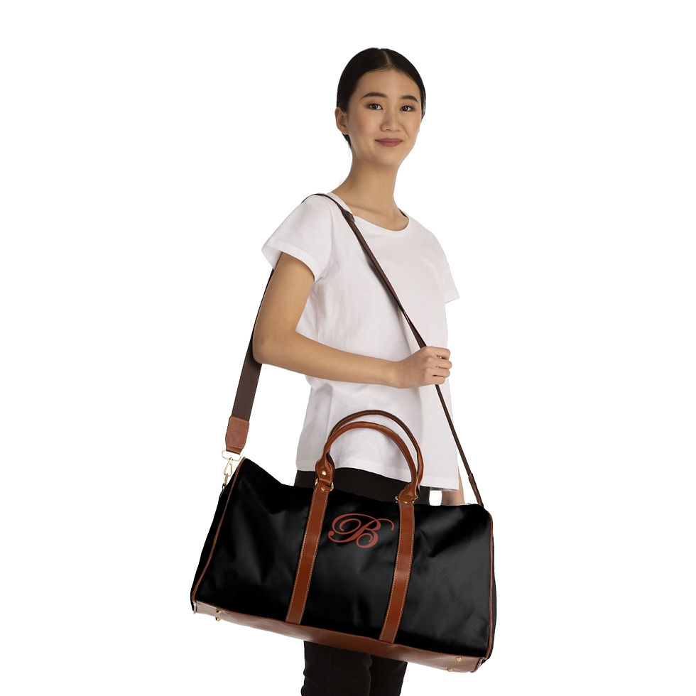 Thumbnail: Waterproof B Initial Bag in Black