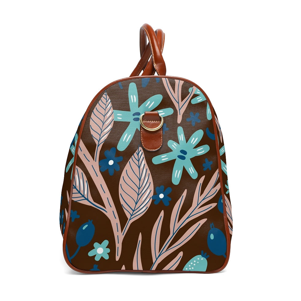 Thumbnail: Waterproof Flowers & Leaves Bag 