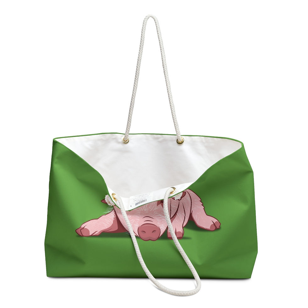 Thumbnail: Weekender Bag Piglet in Green