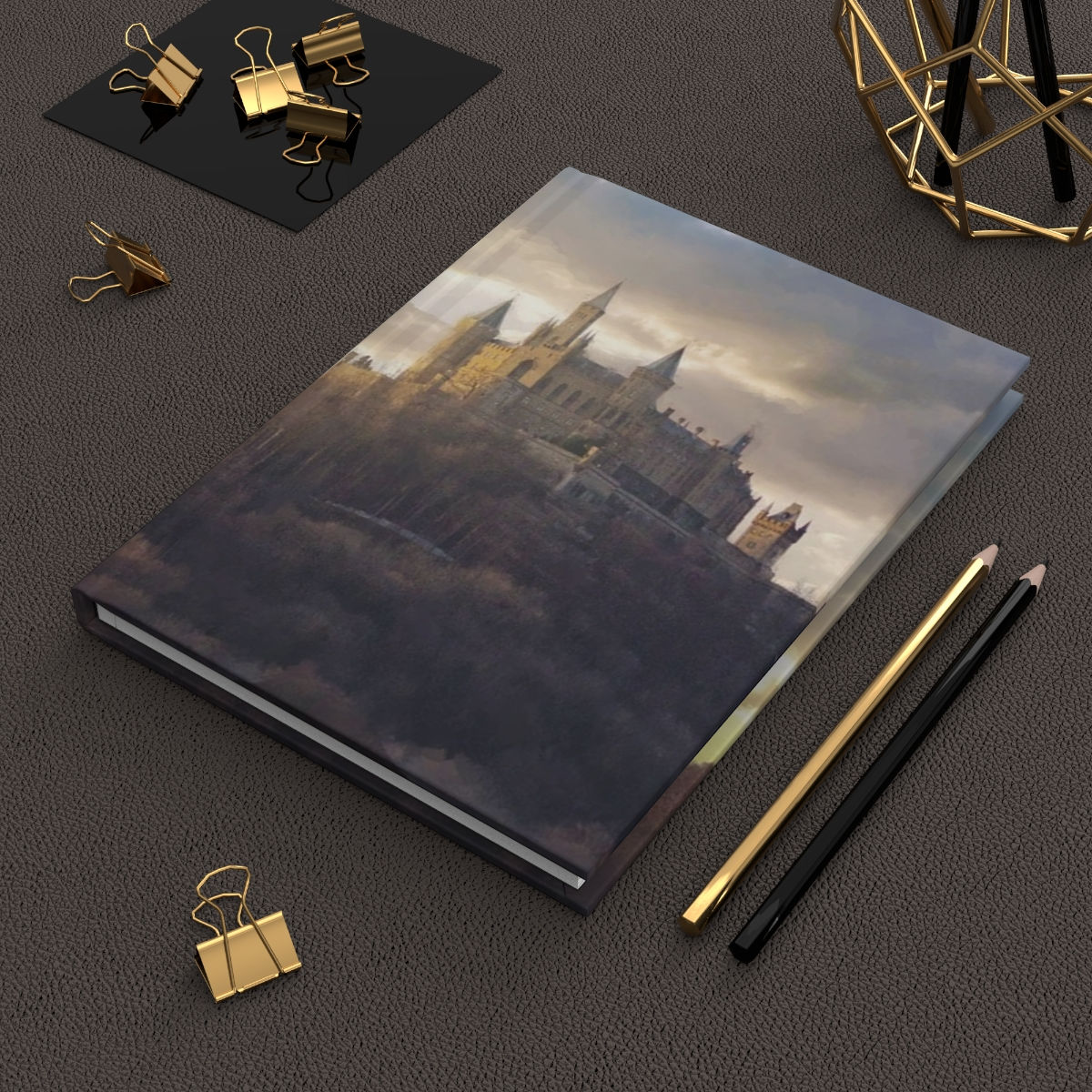 Hardcover Journal Matte Castle-7204499