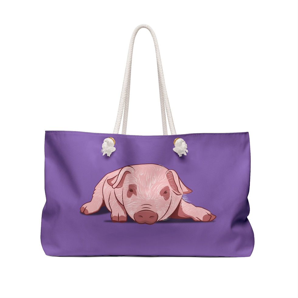 Thumbnail: Weekender Bag Piglet in Light Purple