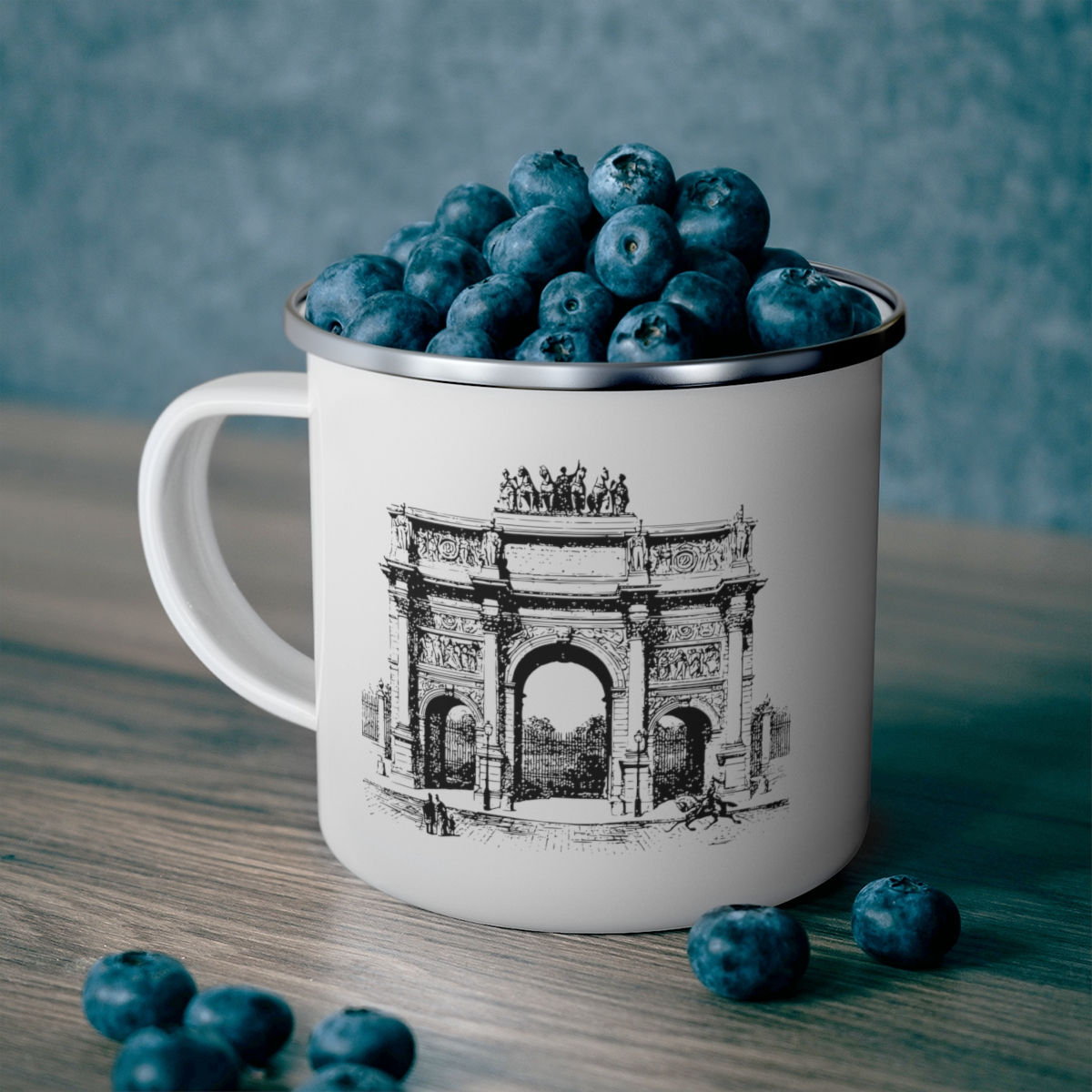 Enamel Camping Mug Ace - De - Triomphe