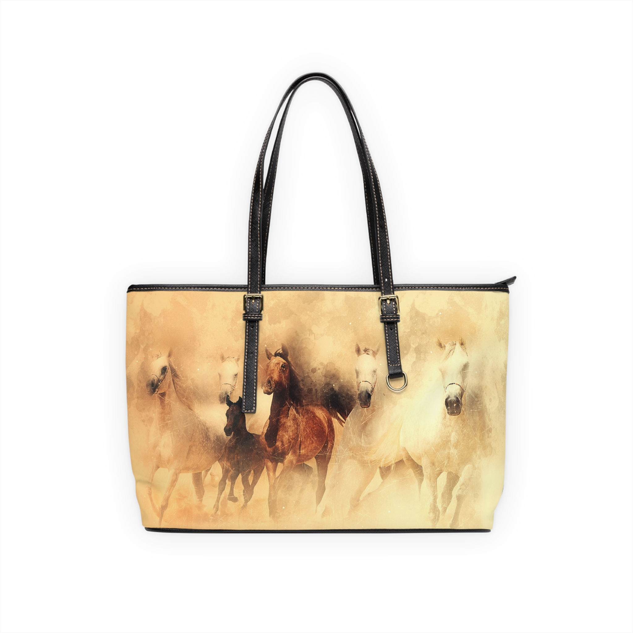 Leather Shoulder Bag Horses 3672611