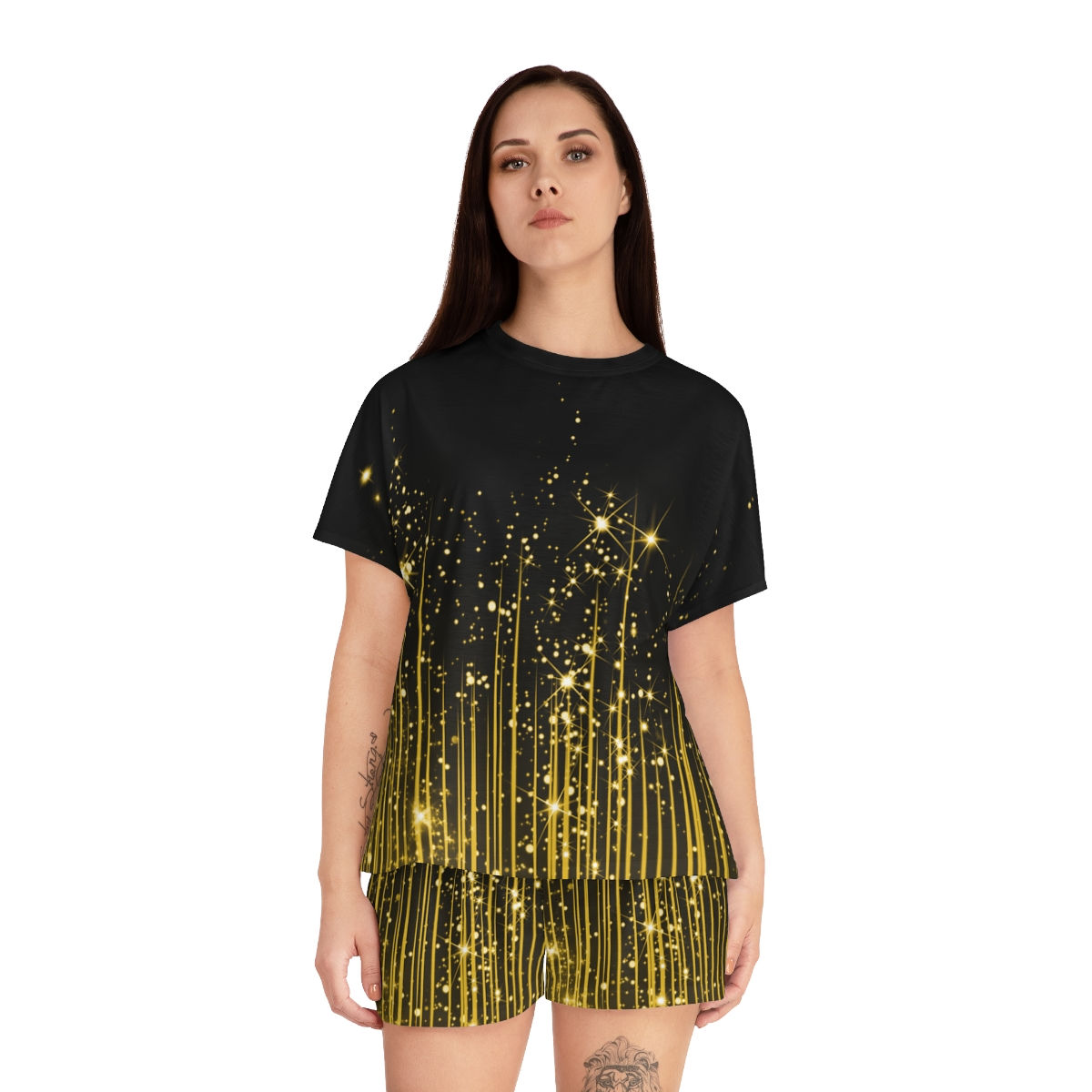 Women's Short Pajama Set (AOP) Everything that Glitters