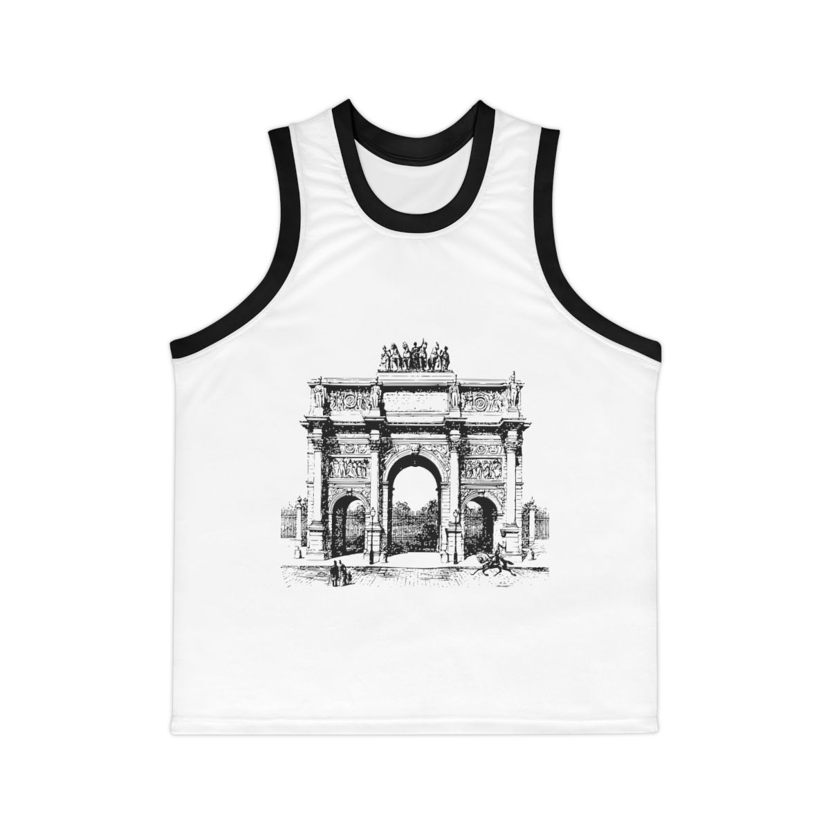 Unisex Basketball Jersey (AOP) Ace - De - Triomphe