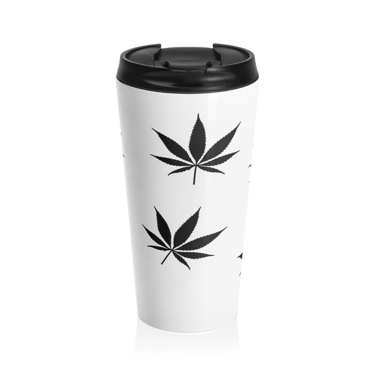 Stainless Steel Travel Mug - Cannabis #2