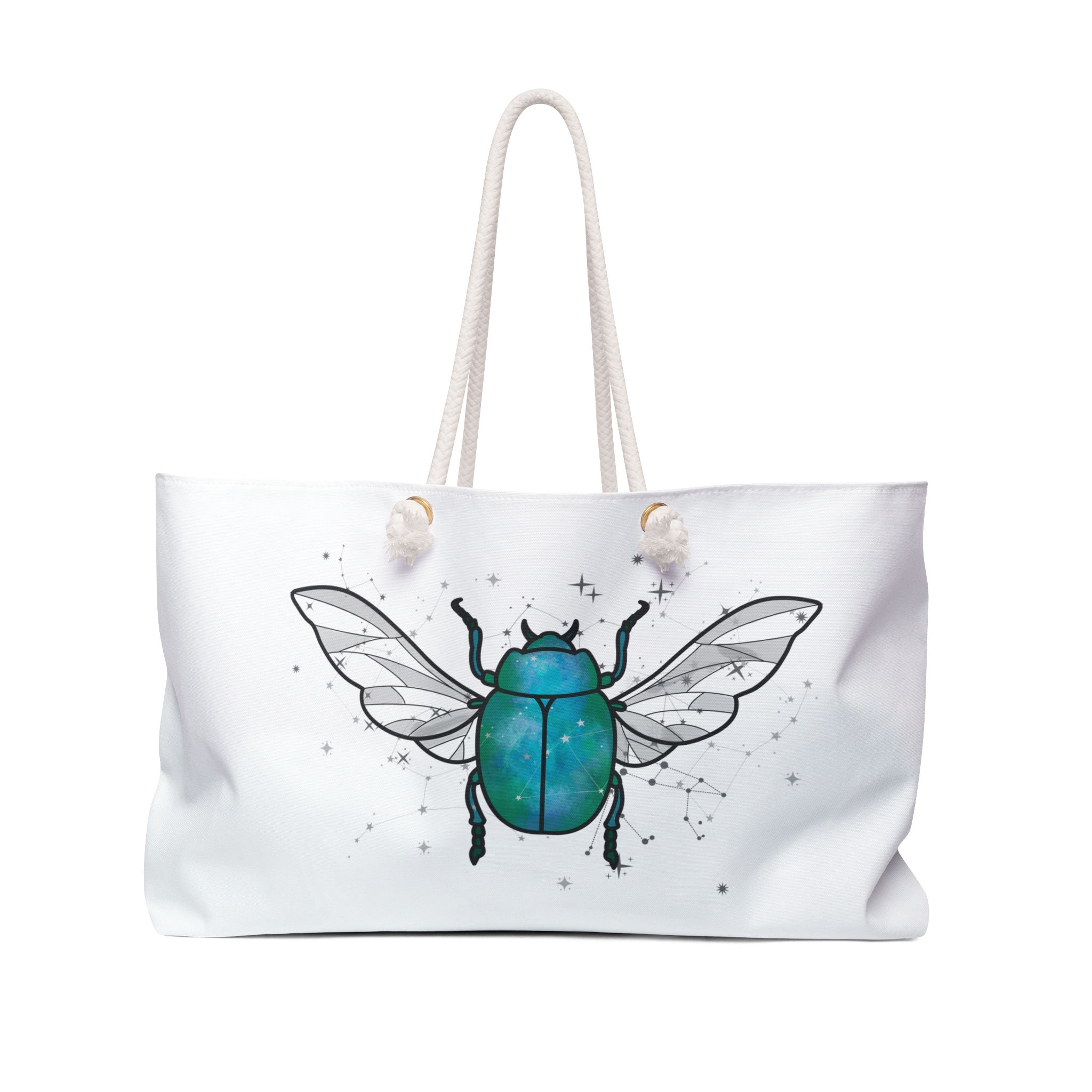 Weekender Bag Beetle in White