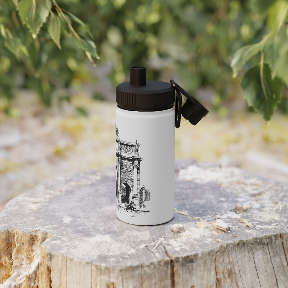 Thumbnail: Stainless Steel Water Bottle, Sports Lid Ace - De - Triomphe