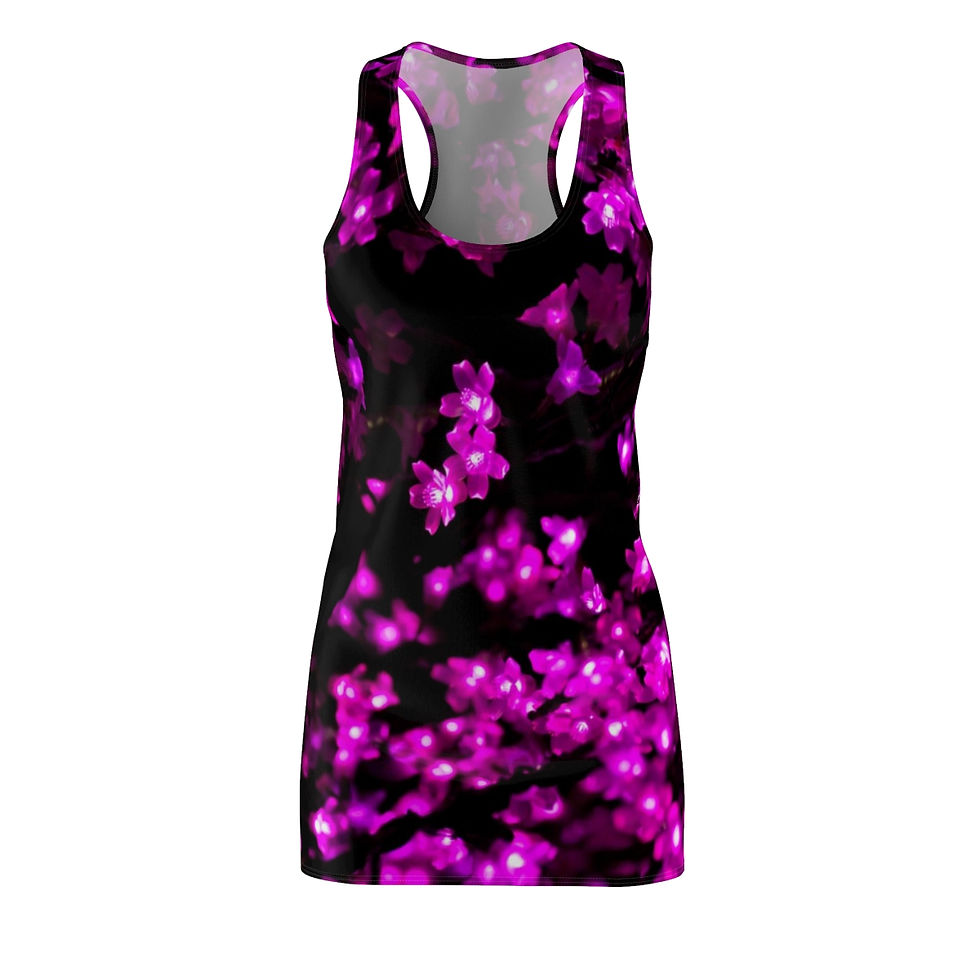 Thumbnail: Pink Flowers Racerback Dress 