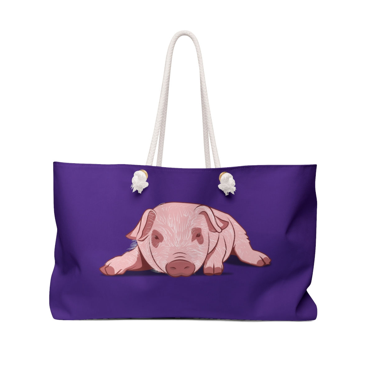 Weekender Bag Piglet in Purple