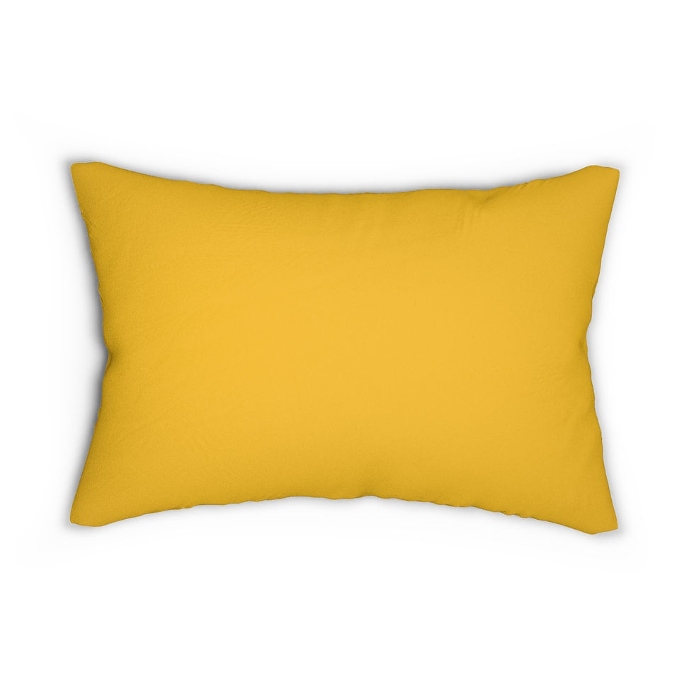 Thumbnail: Lumbar Pillow Marijuana in Yellow