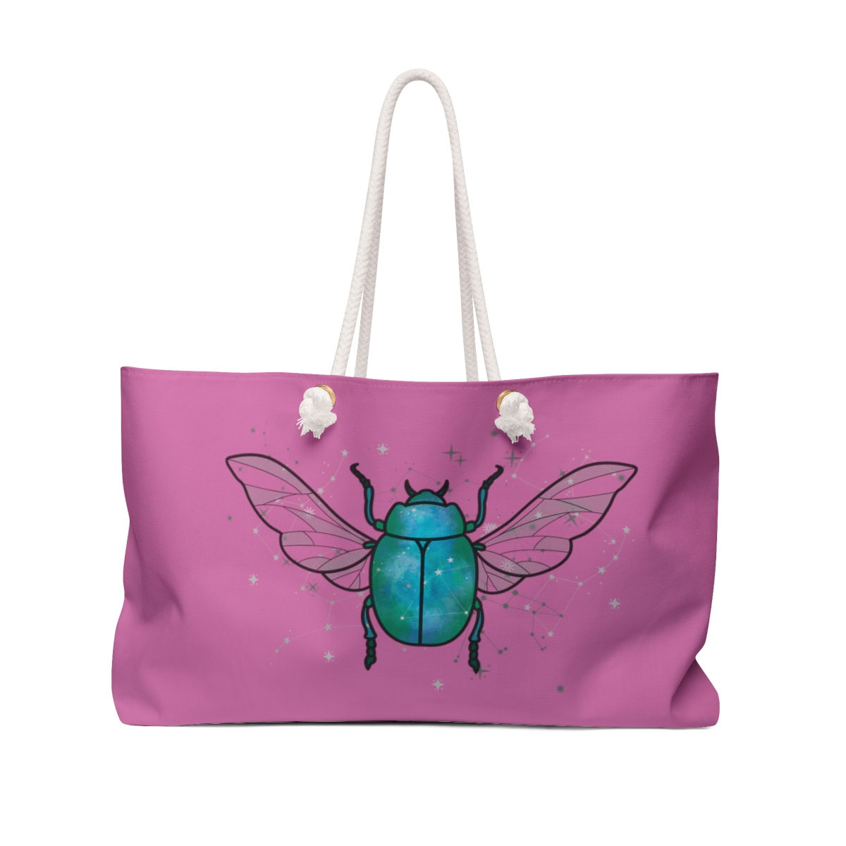 Weekender Bag Beetle in Light Pink