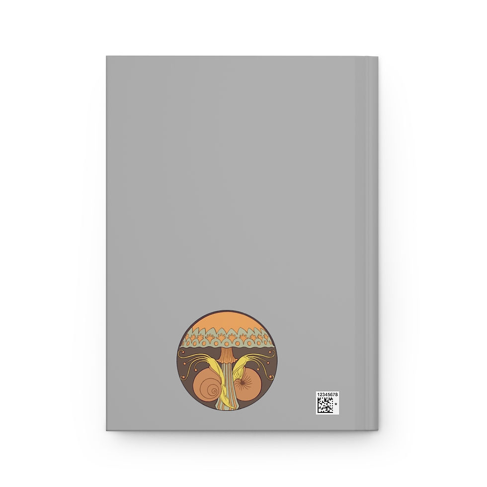 Thumbnail: Hardcover Journal Matte Mushroom and Snails