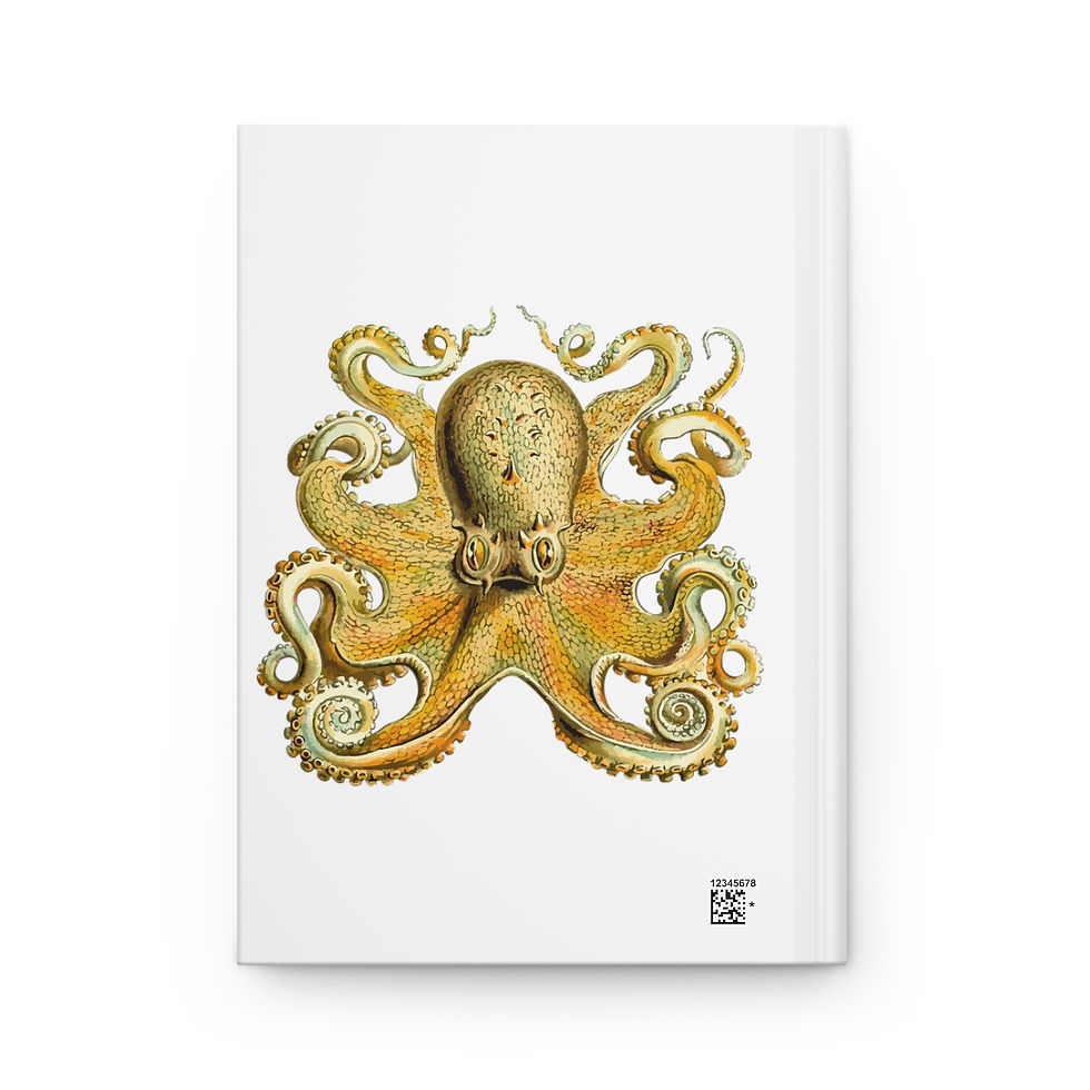 Thumbnail: Hardcover Journal Matte Octopus