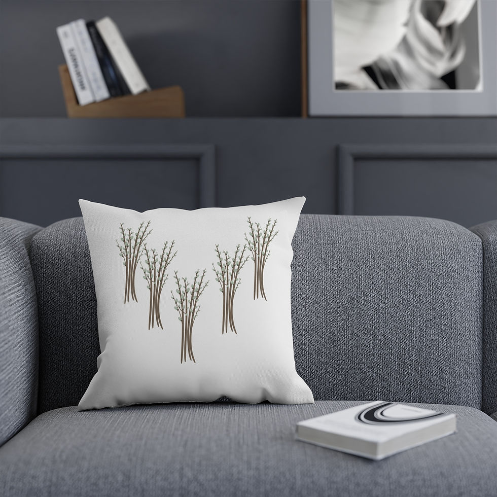 Thumbnail: Pussy Willows Cushion 