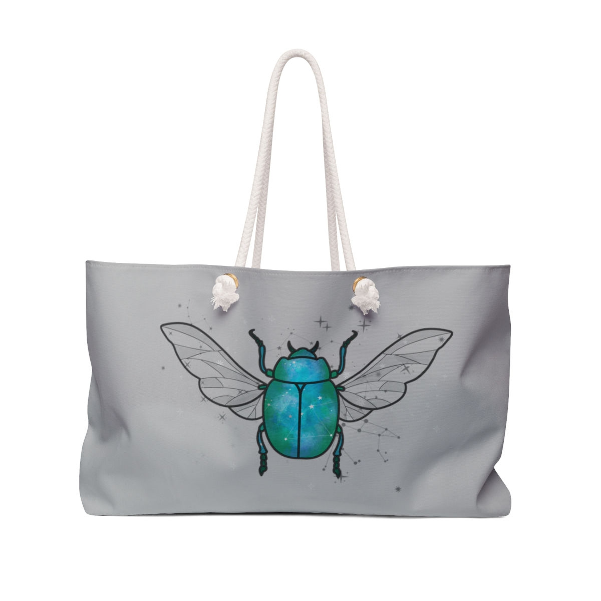 Weekender Bag Beetle in Light Grey