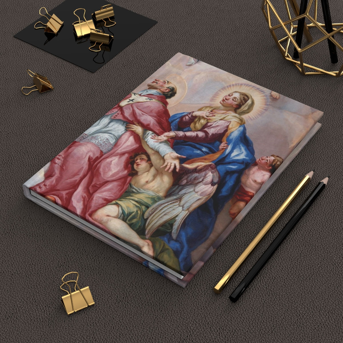 Hardcover Journal Matte Cathedral Ceiling painting