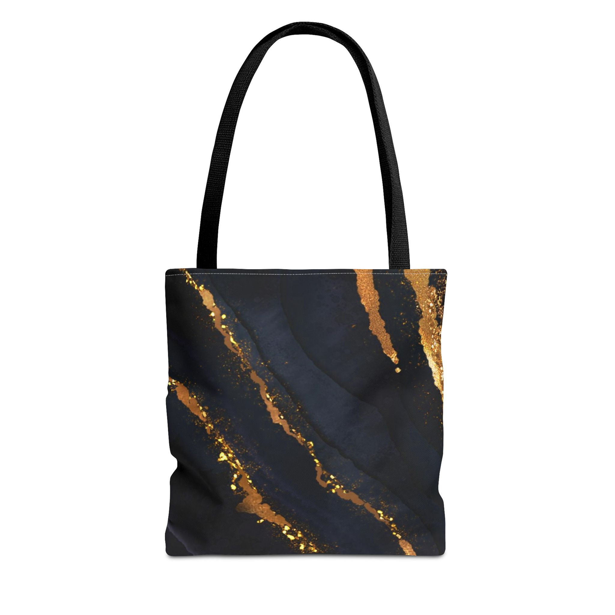Tote Bag In Gold and Black