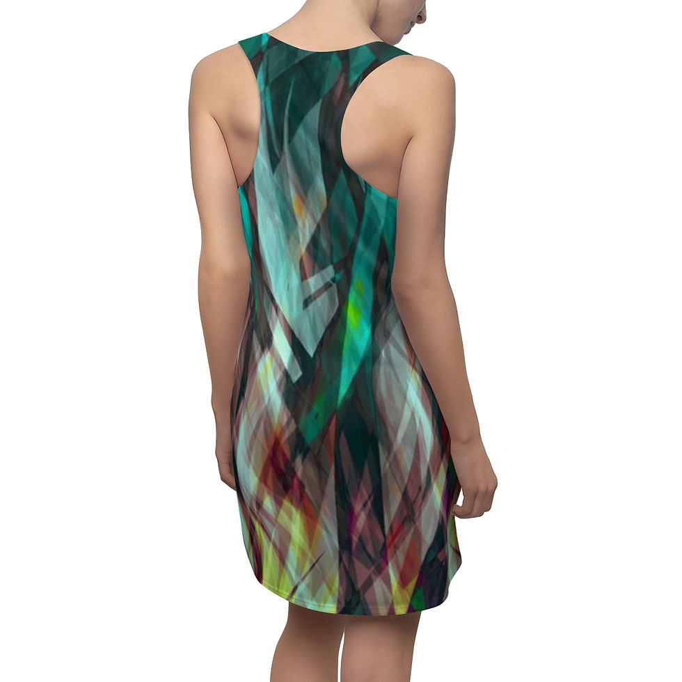 Thumbnail: Neon Wrap Racerback Dress 