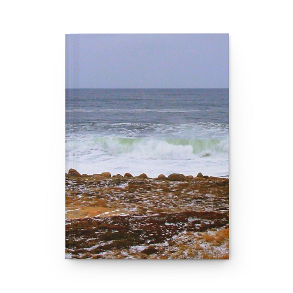 Thumbnail: Hardcover Journal Matte Winter Ocean