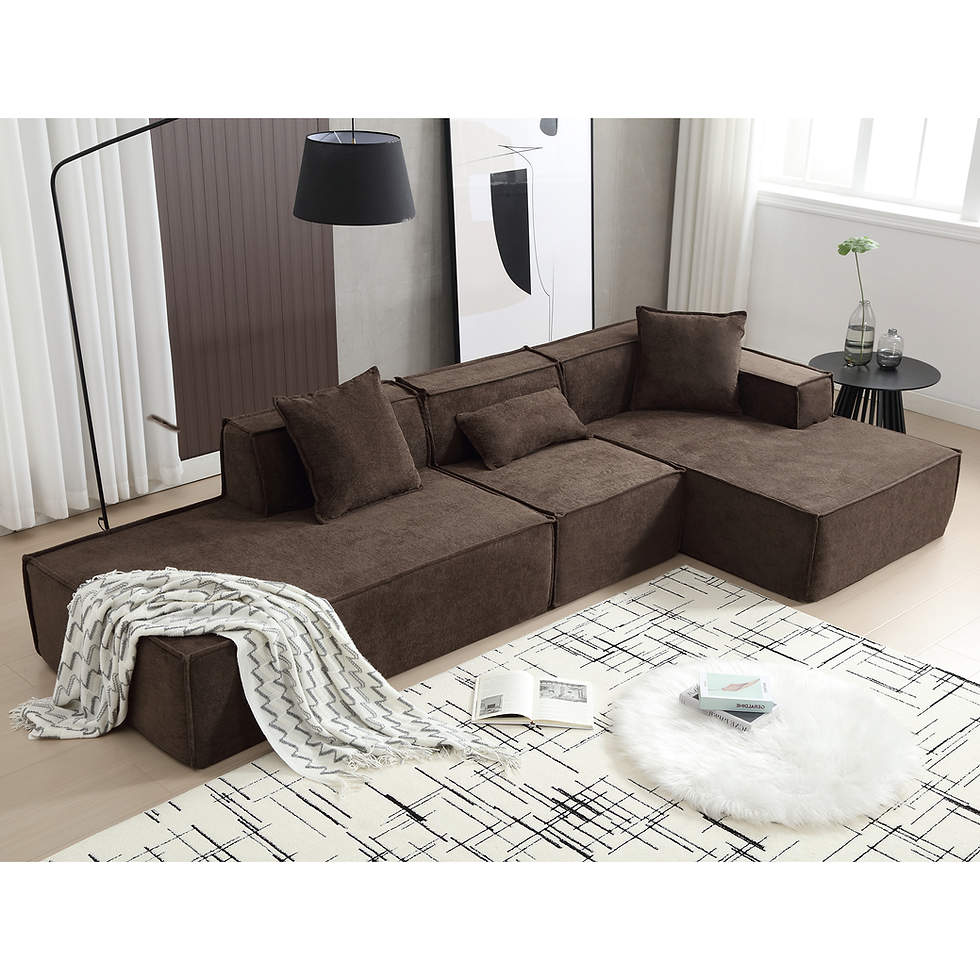 Thumbnail: Modular Combination Living Room Sofa Set, Modern Minimalist Sofa