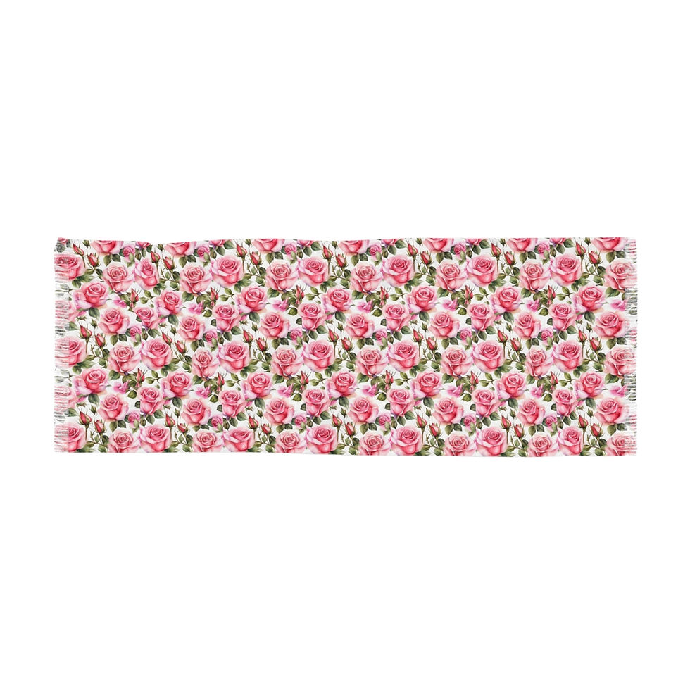 Thumbnail: Light Scarf Flowers 8119650