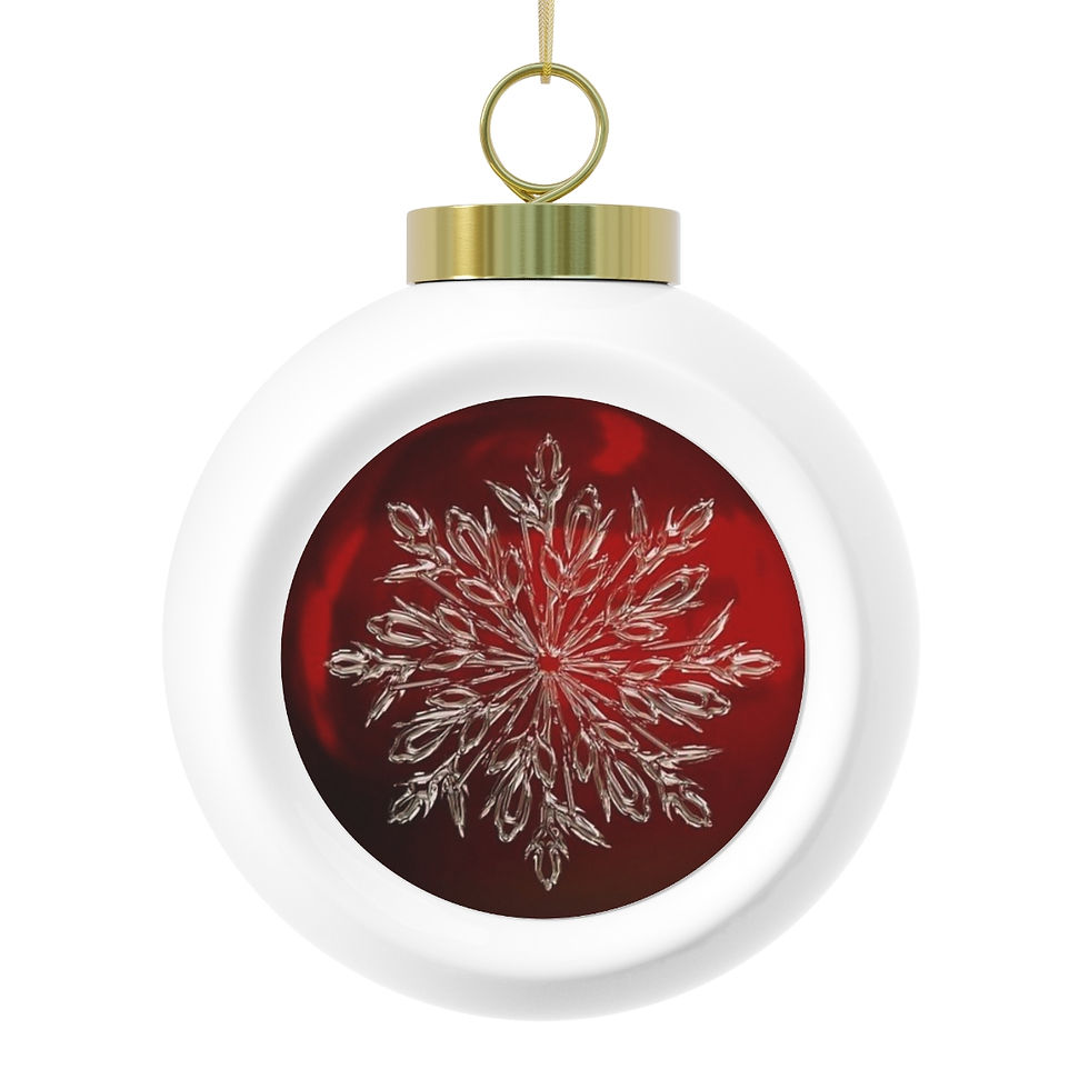 Christmas Ball Ornament Red