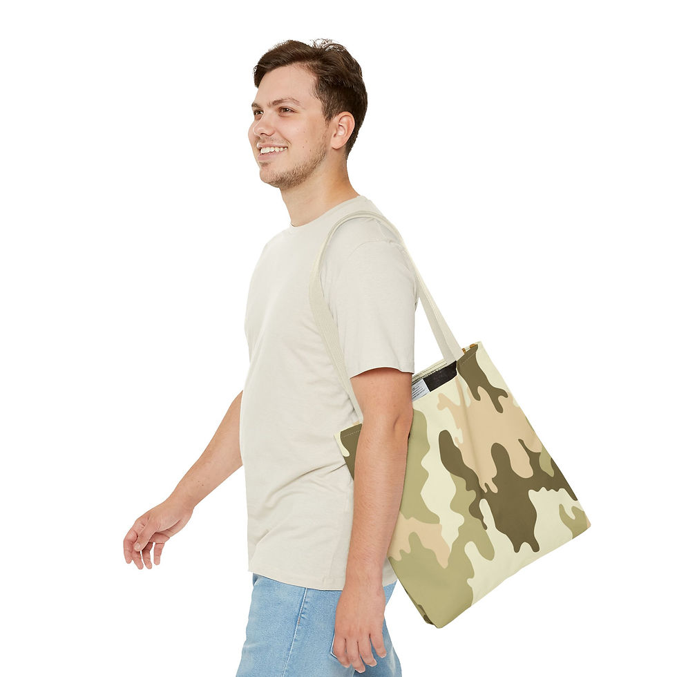 Thumbnail: Tote Bag Military Camouflage