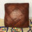 Thumbnail: Hand Stitched Square Pouffe Chestnut (JL122)