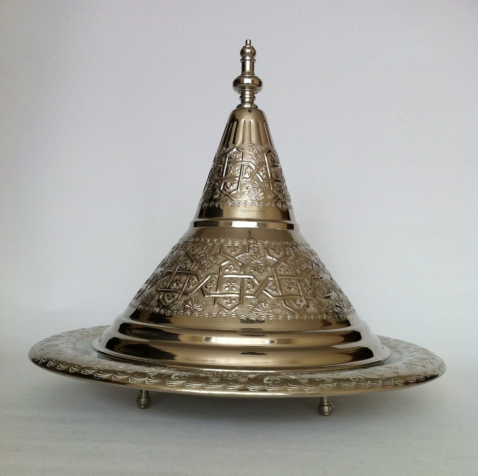 Thumbnail: Alpaca Silver Serving tray with Cover (AS26)
