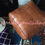 Thumbnail: XXL Tally Square design Leather Pouffe (TD130)