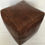 Thumbnail: Moroccan Cube design Pouffe,Leather (PC331)
