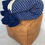 Thumbnail: Pom Pom Blanket, Spike design, Blue (SD104)