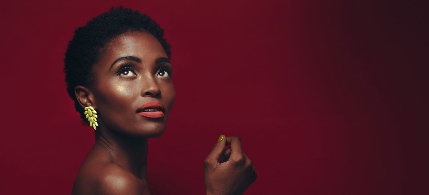 Schöne African American Modell