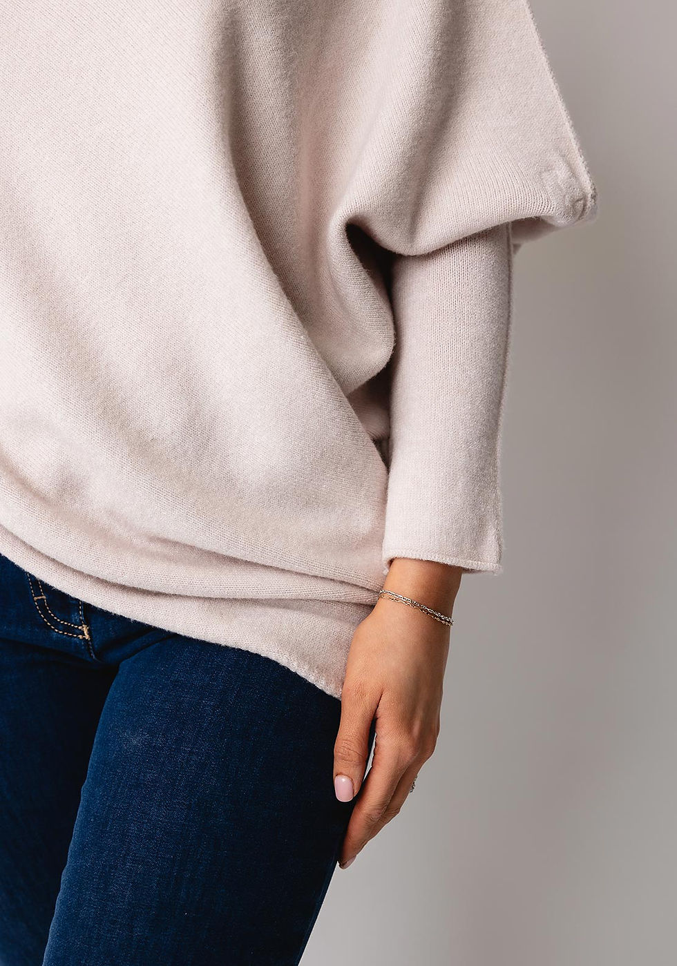Thumbnail: Oversized Jumper 37709 Beige 