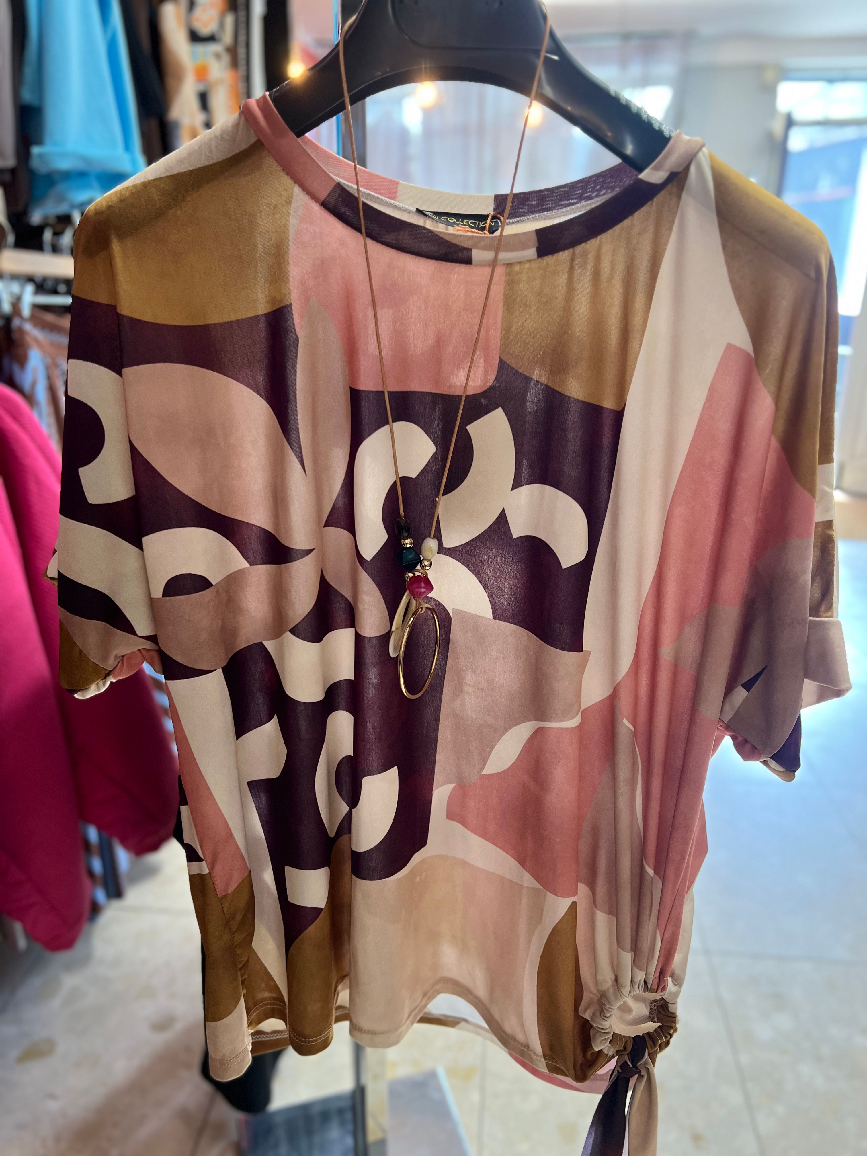 Blouse Mika Ring Pink