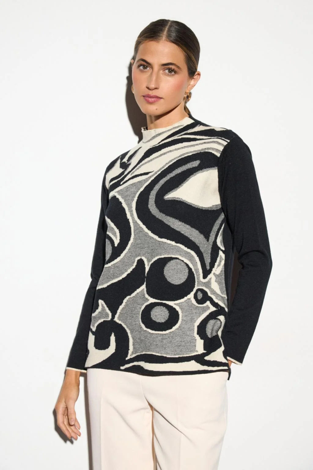 Jumper Polop Black & White
