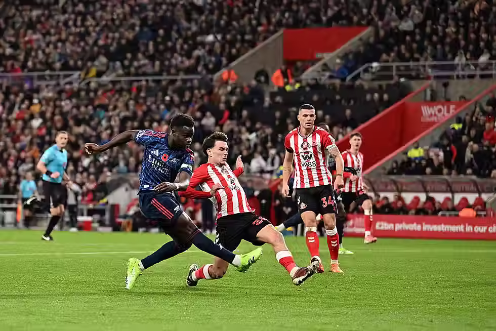 Saka goal vs Sunderland