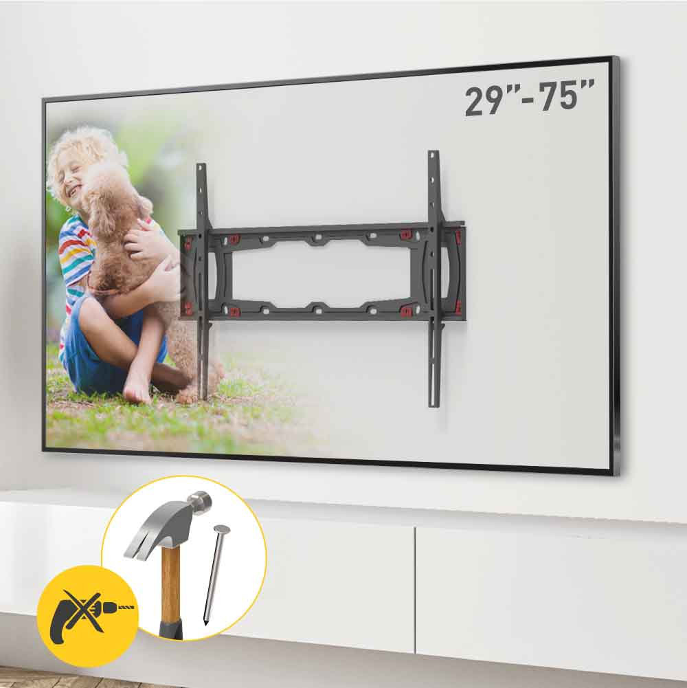Fixed Drywall NoDrill TV Wall Mount