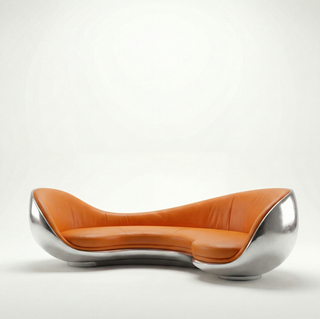 Дизайнерский диван LIQUID CHROME