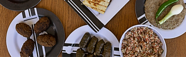 Arranged Food and Objects