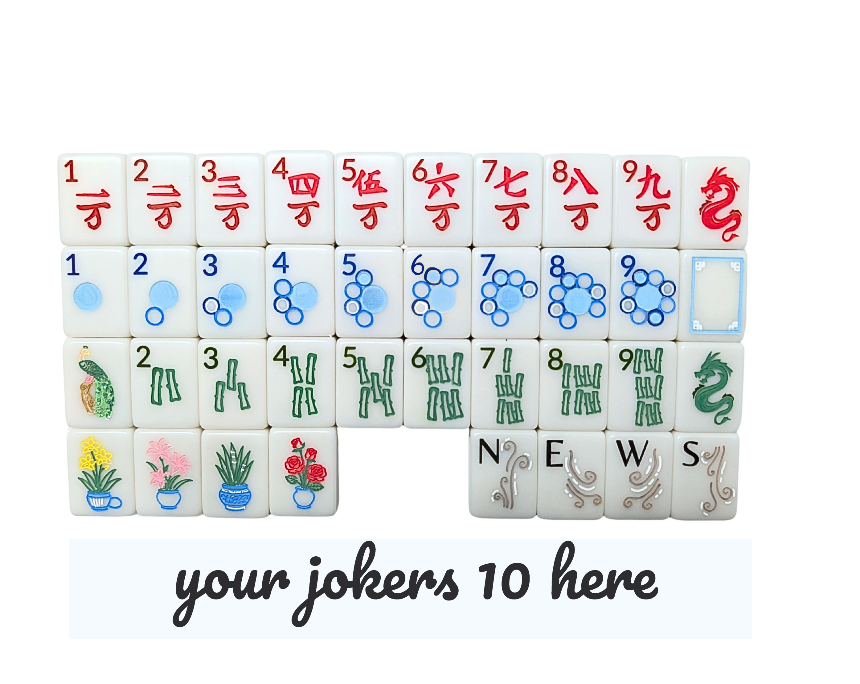 My Mahjong – A Custom Handcrafted Mahjong Set ENGRAVED