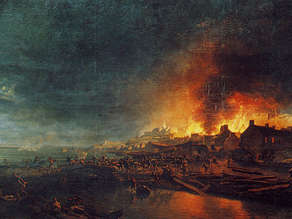 La bataille de Granville, par Jean-François Hue – 1800