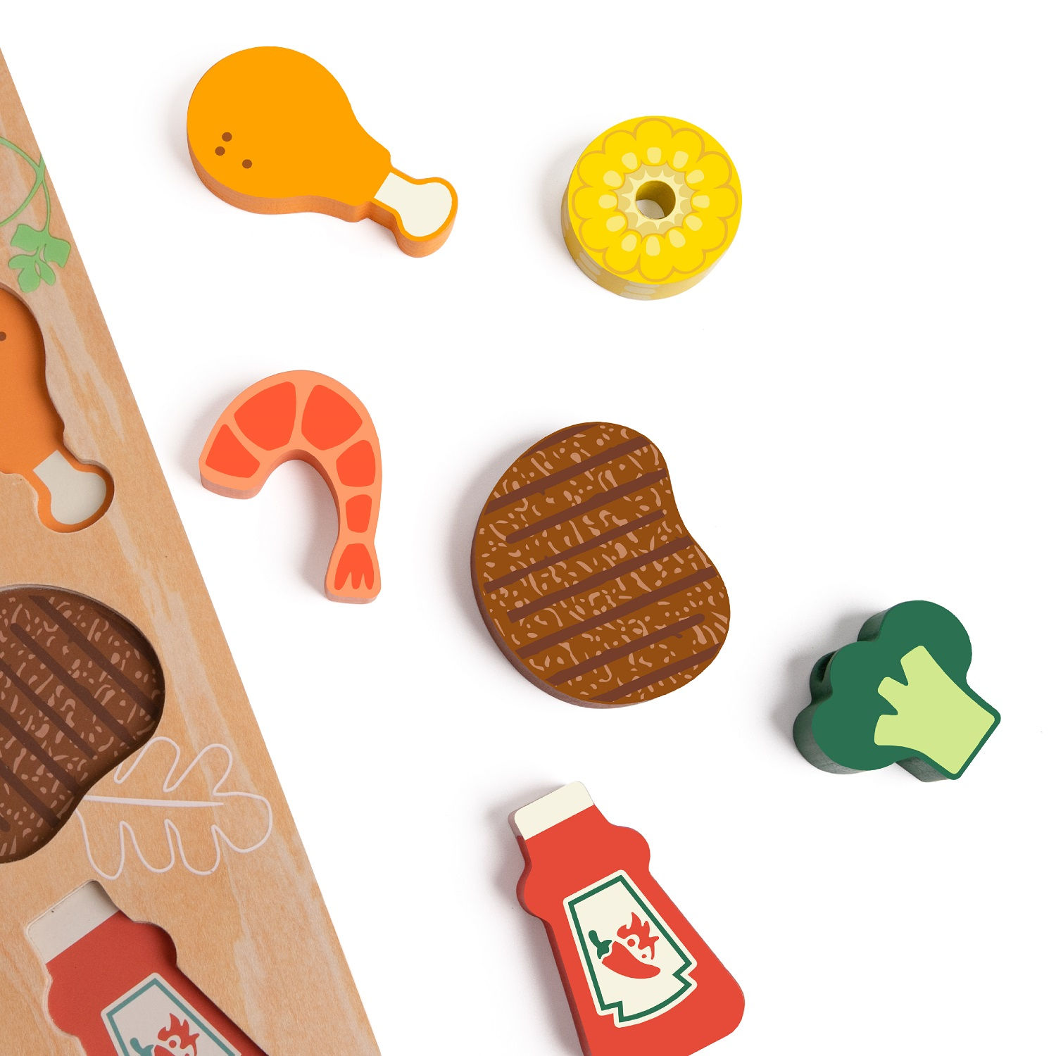 Peg Puzzle - Transport - 3pcs
