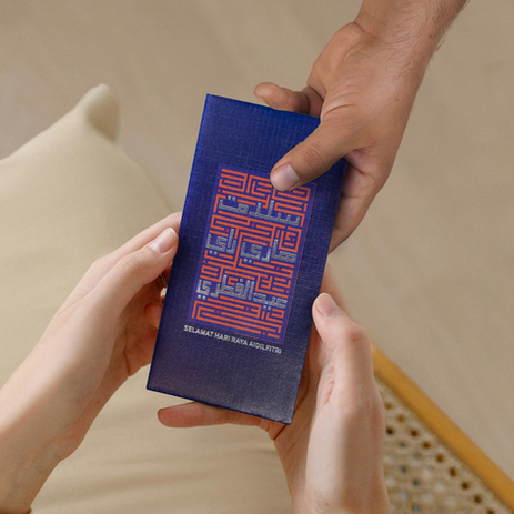 Kufi-inspired geometric visual identity for Telekom Malaysia's Hari Raya campaign — extended into Gawai and Kaamatan the same year