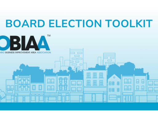 OBIAA Webinar Announcement: BIA Board Election Toolkit
