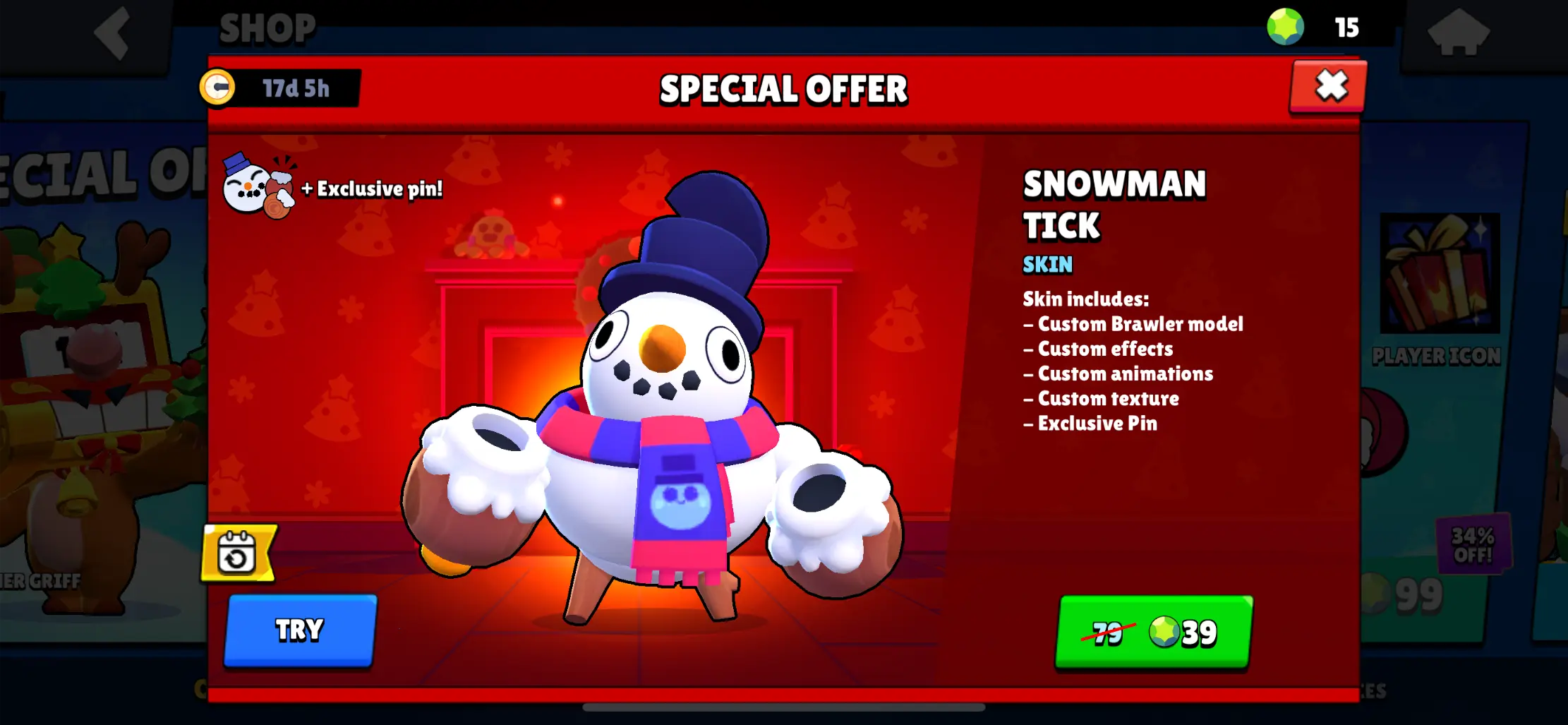 Hombre de nieve Tick