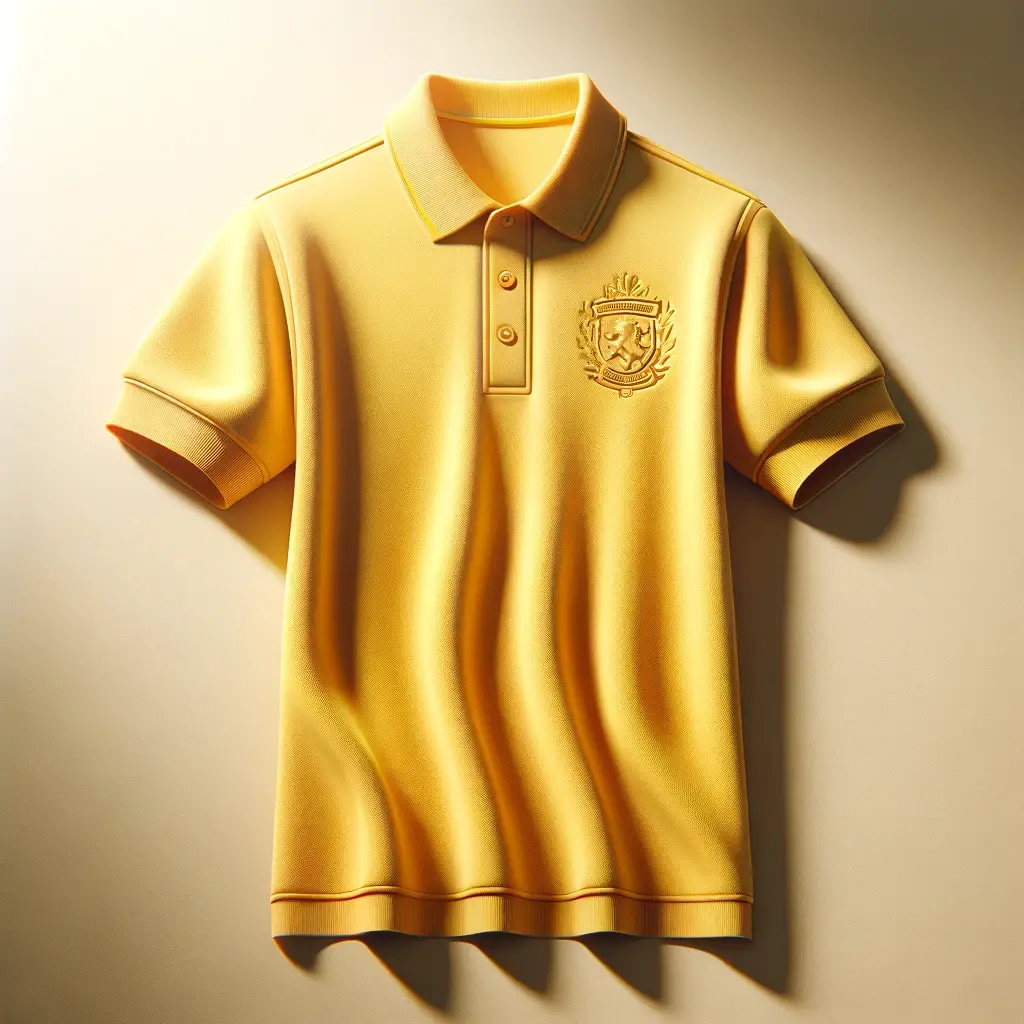 Yellow polo - front