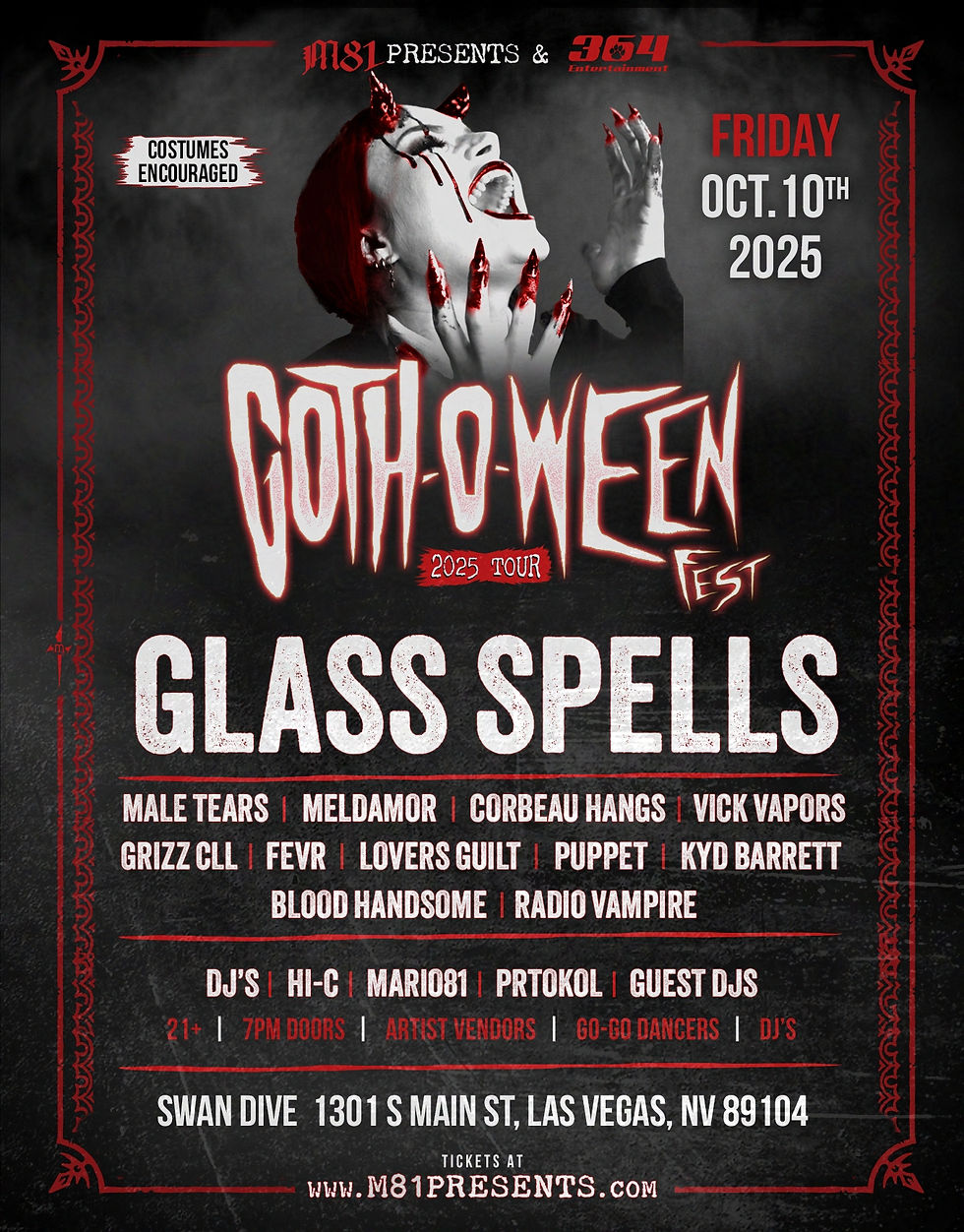 GOTH O WEEN FEST 2025 TOUR- LAS VEGAS, NV