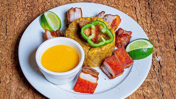 Mofongo - Chicharrón de Cerdo